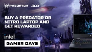 Best Acer deals for Intel Gamer Days