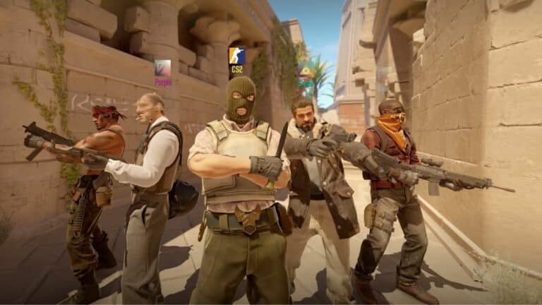 Counter Strike 2 Terrorist Team Lined Up