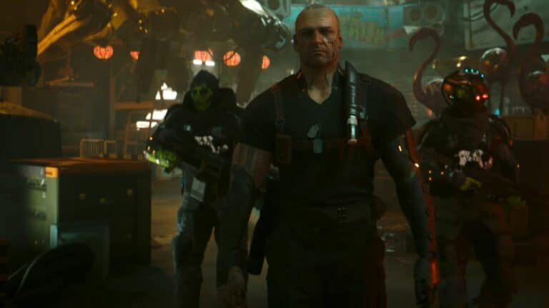 Cyberpunk 2077 Phantom Lberty Welles With two guards