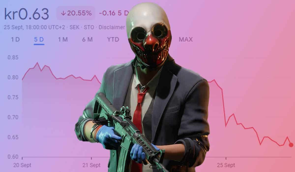 Payday’s 3 launch was so bad Starbreeze stocks plummeted by 20%