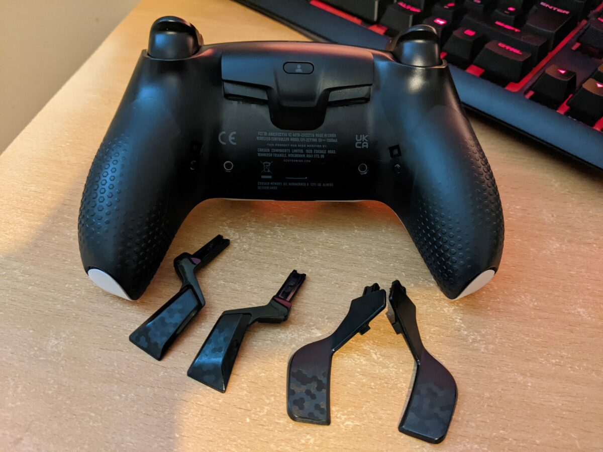 SCUF Reflex Pro with back paddles removed