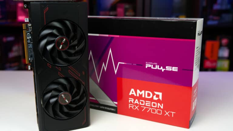 Sapphire Pulse AMD Radeon RX 7700 XT review Mid level king or a swing and a miss