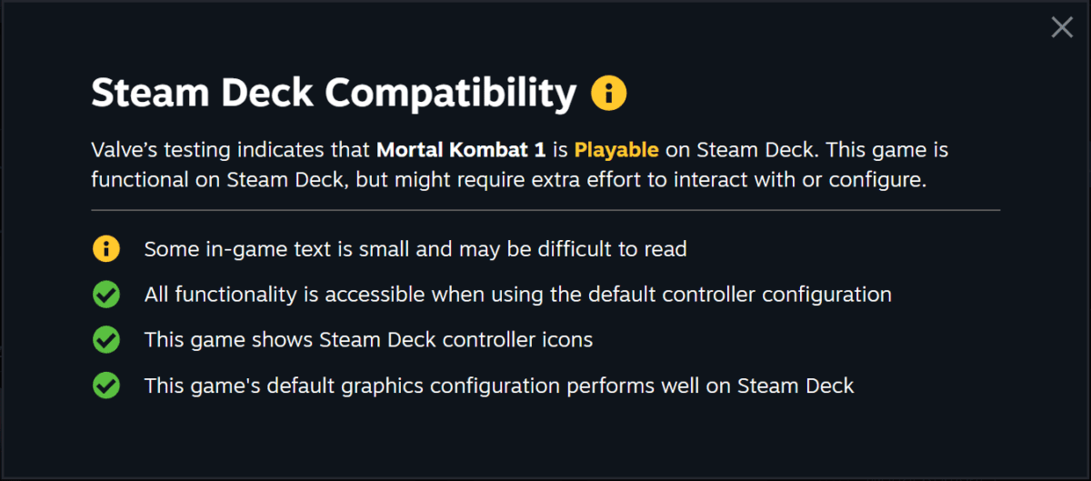 Steam Deck Compatability steam