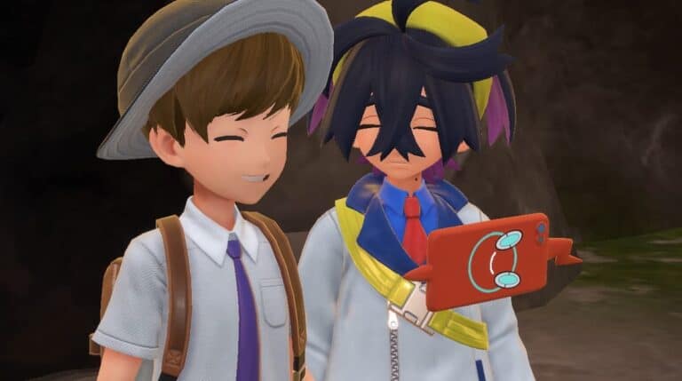 pokemon-scarlet-and-violet-pokemon-trainer-with-kieran-looking-at-pokedex