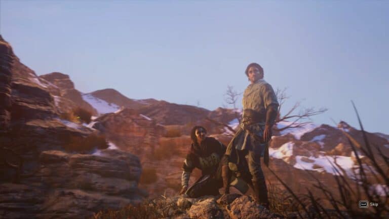 Assassins Creed Mirage Basim With Assassin On Mountain
