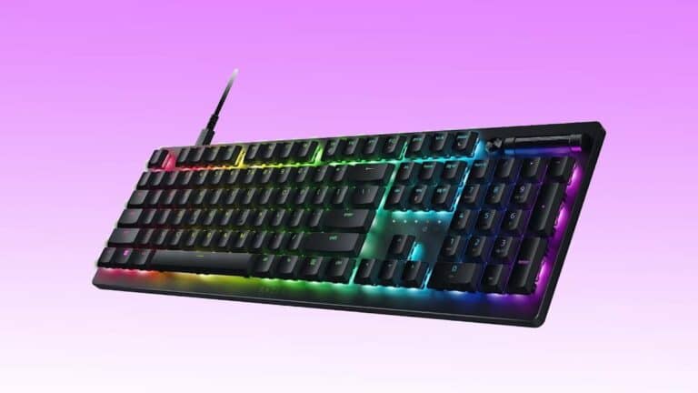 Razer DeathStalker V2 Gaming Keyboard Low Profile Optical Switches deal