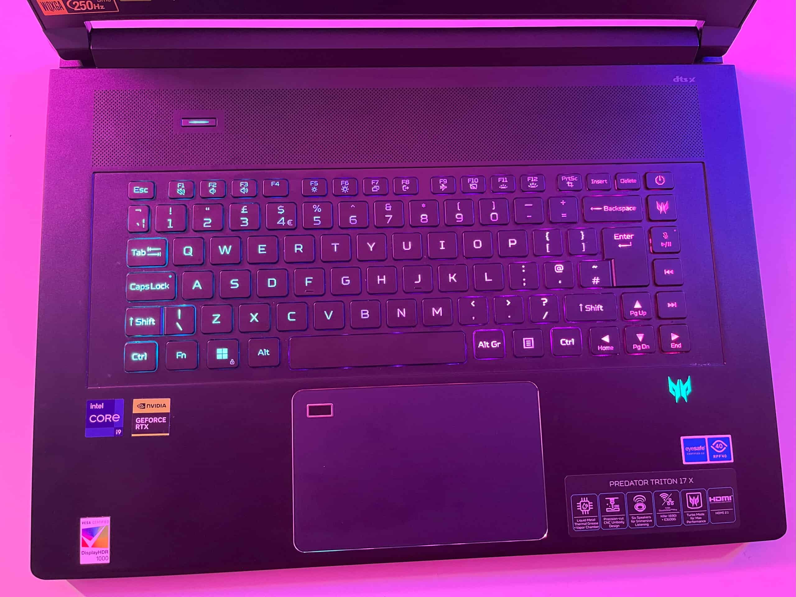 Acer Predator Triton 17X review 2