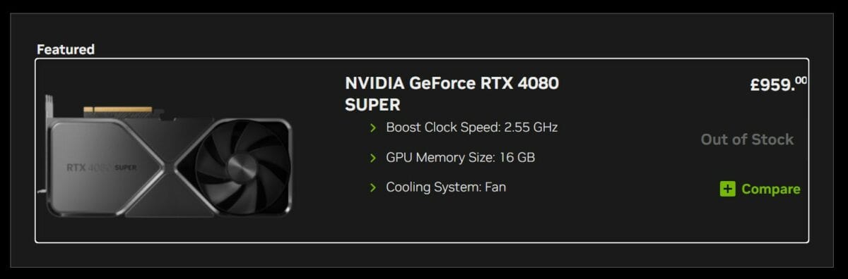 4080 super out of stock nvidia store