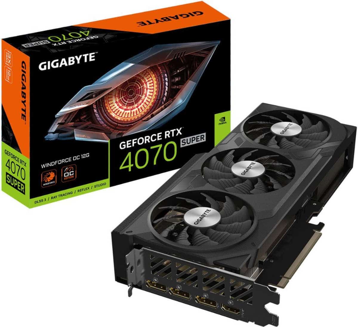 GIGABYTE NVIDIA GeForce RTX 4070 SUPER Windforce OC