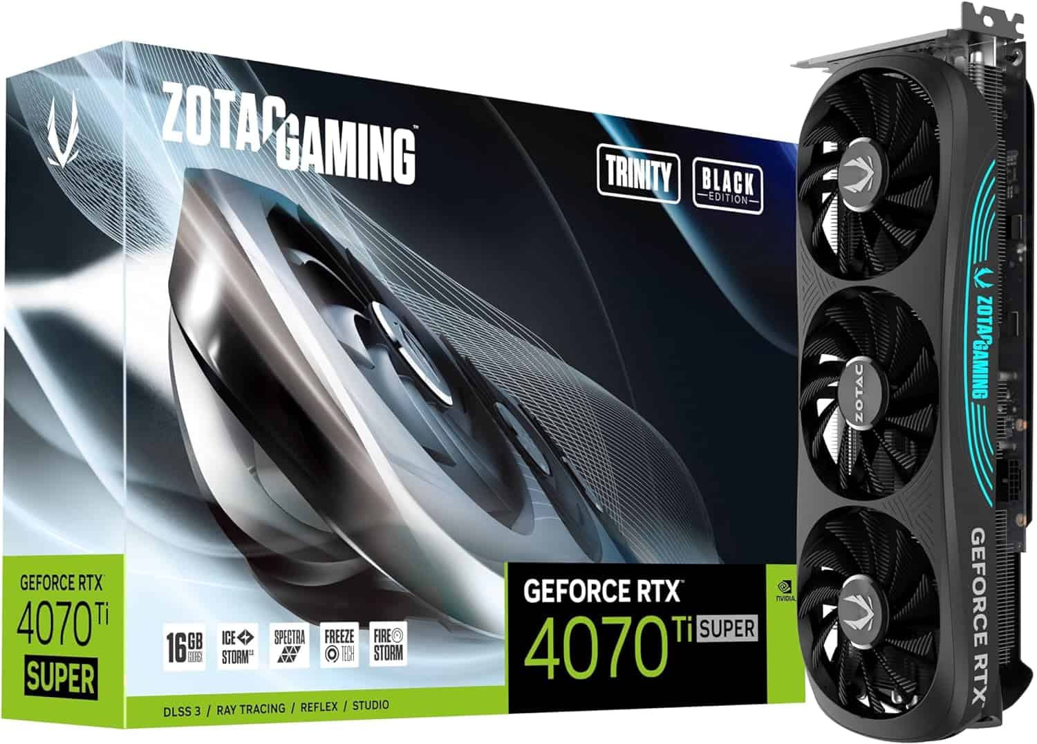 ZOTAC Gaming GeForce RTX 4070 Ti Super Trinity Black Edition