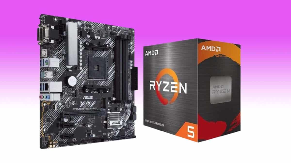 Fantastic AMD Ryzen 5 5500 CPU and Gigabyte B450M gaming motherboard bundle deal plummets price below $190