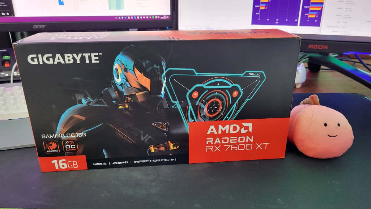 Gigabyte Gaming OC RX 7600 XT front box