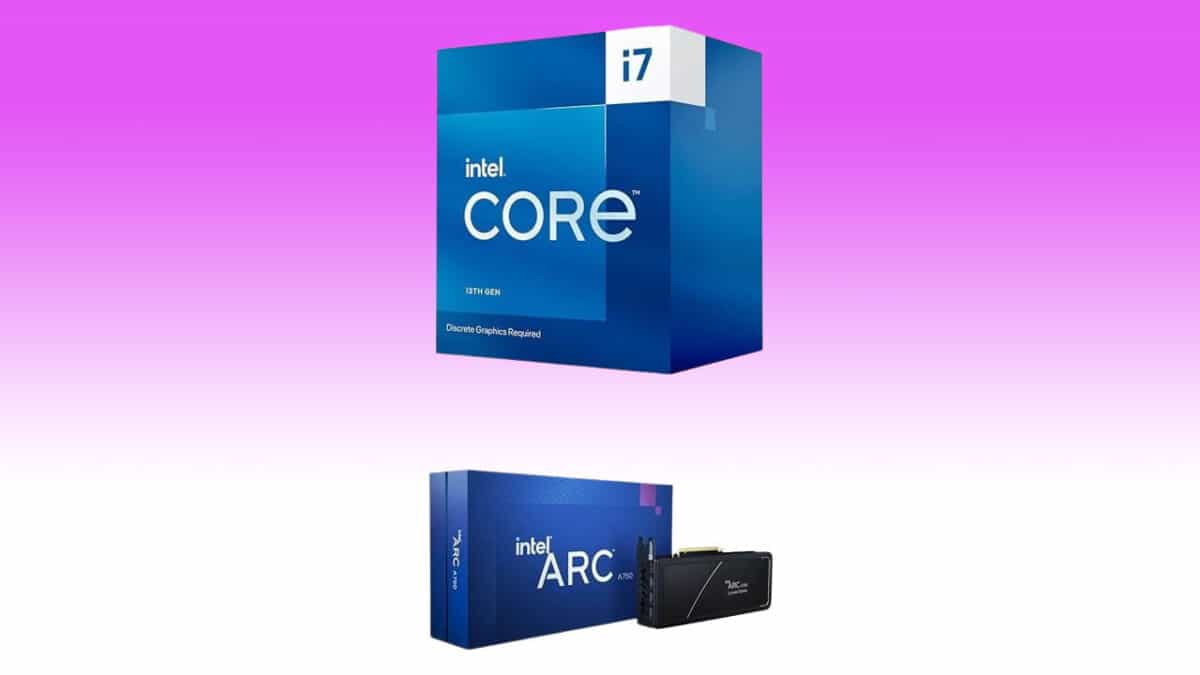 This fantastic Intel Core i7-13700F CPU and Intel Arc A750 graphics card bundle deal saves you $200