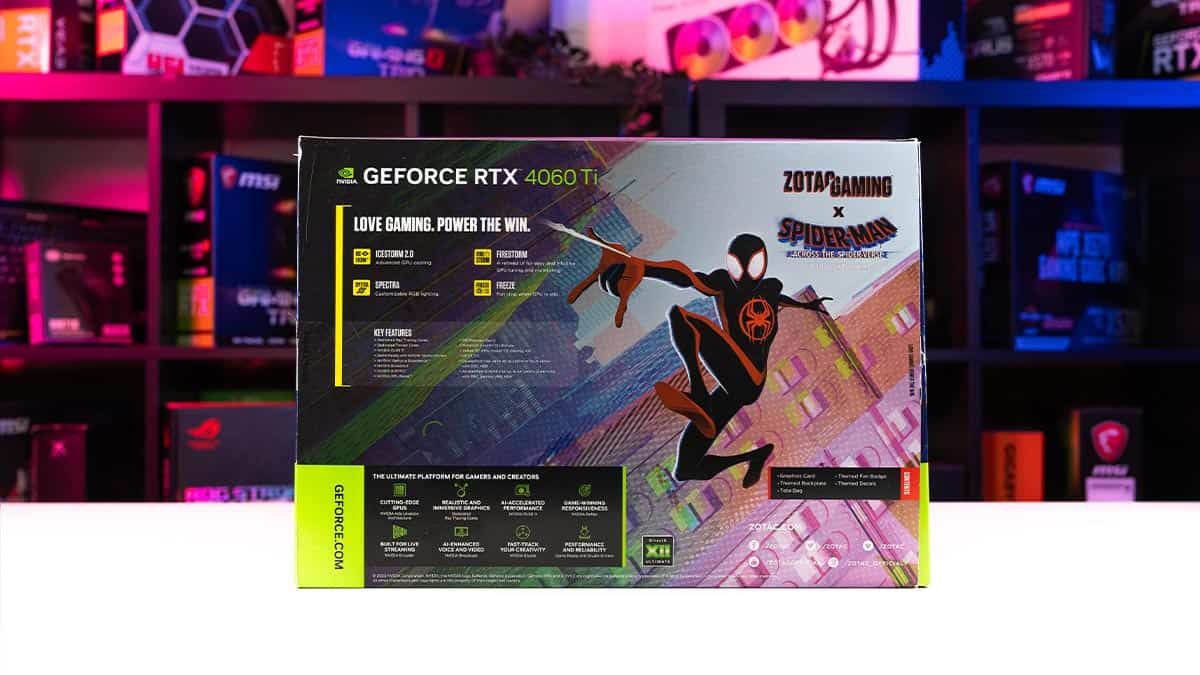 RTX 4060 Ti Spiderman Edition 8