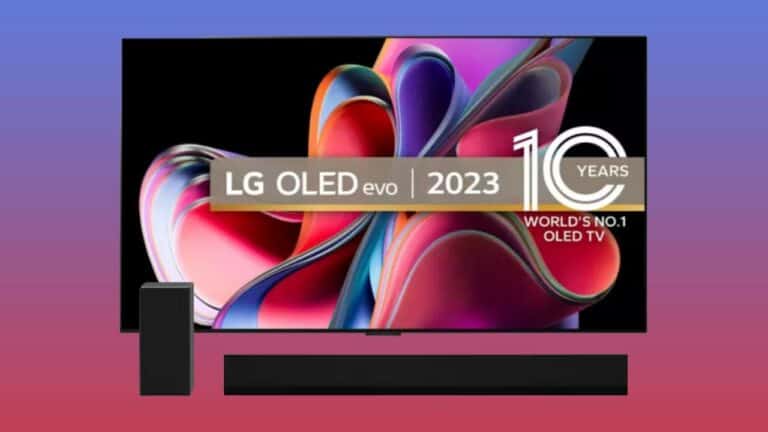 This LG G3 OLED TV bundle comes with a free soundbar for a limited time