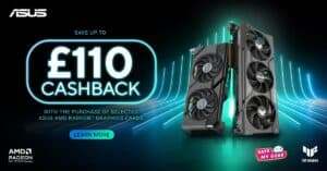 ASUS AMD Cashback Rate My Gear campaign