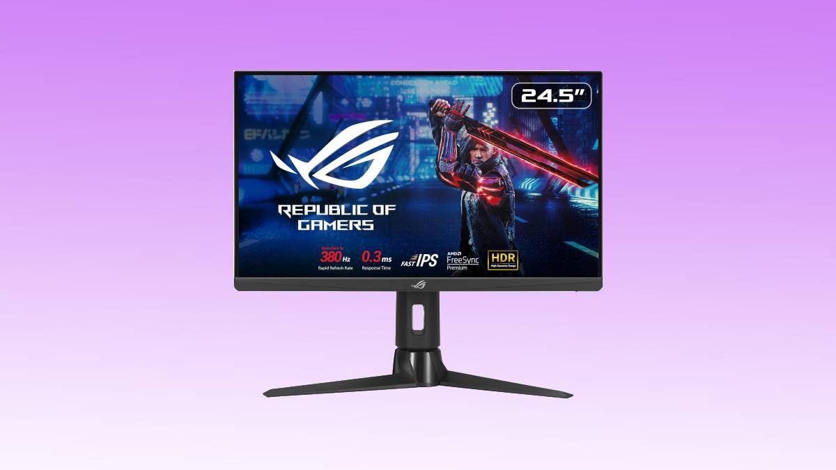 ASUS ROG Strix 380Hz 25” (24.5 inch viewable) 1080P HDR eSports Gaming Monitor (XG259QN) deal