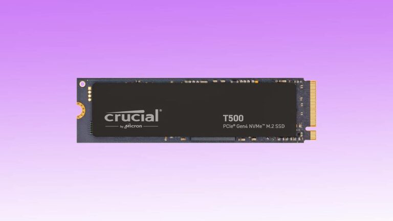 Crucial T500 2TB Gen4 NVMe M.2 Internal Gaming SSD deal
