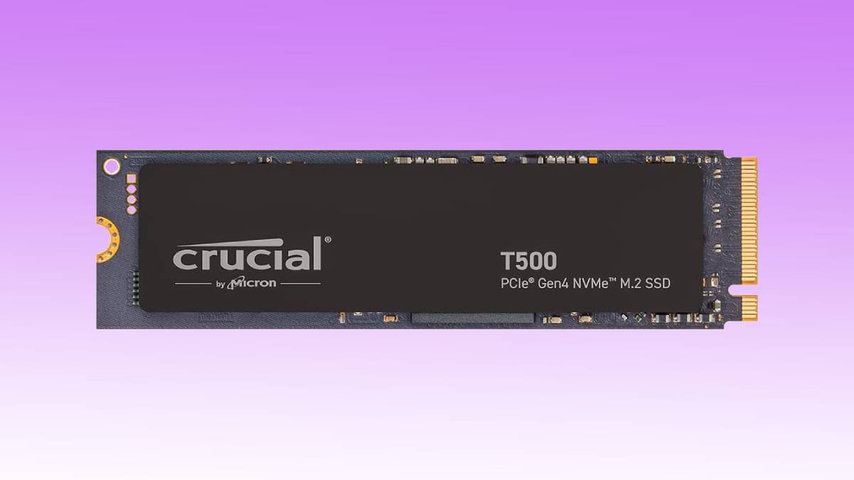 Crucial T500 500GB Gen4 NVMe M.2 Internal Gaming SSD deal