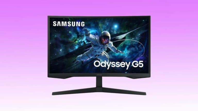 SAMSUNG 27 Inch Odyssey G55C Series QHD 1000R Curved Gaming Monitor deal