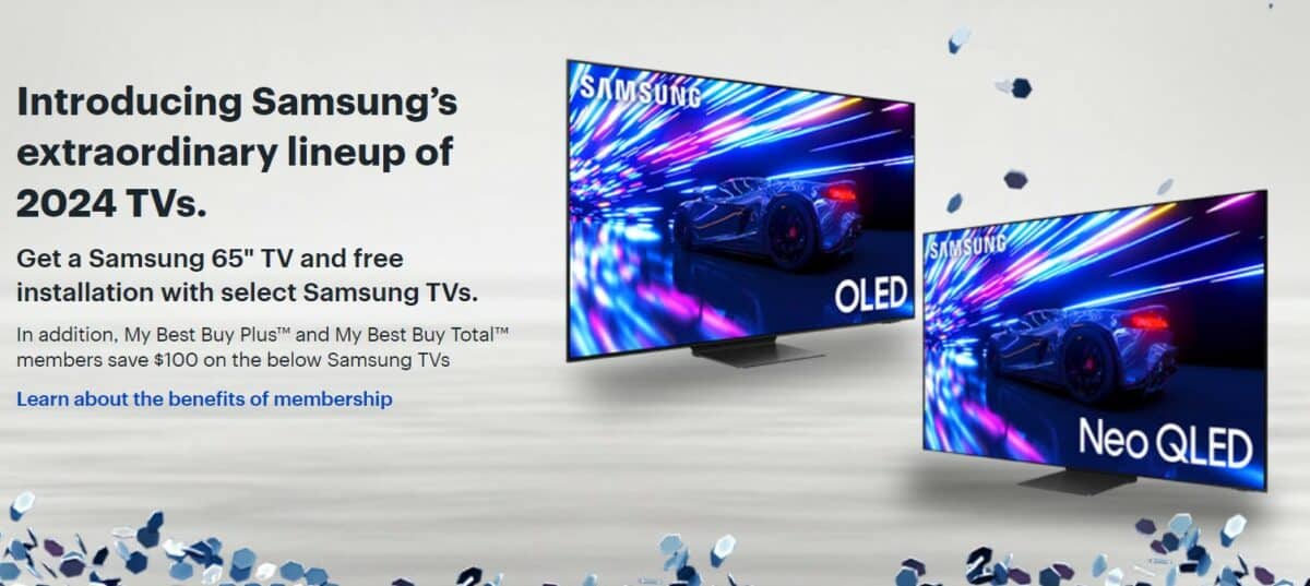 Samsung 2024 TVs special offer