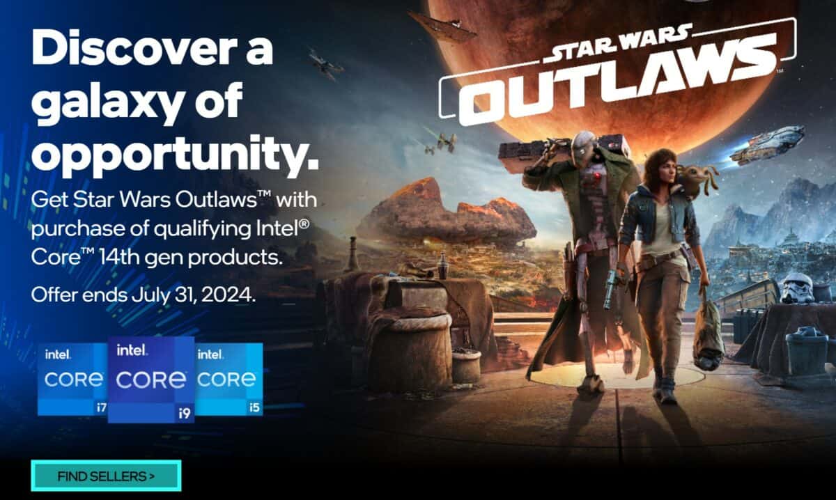 Star Wars Outlaws Intel Core 14th gen partnership