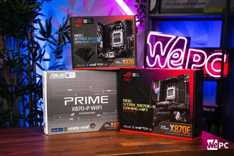 ASUS X870 & ASUS X870E motherboard range 1