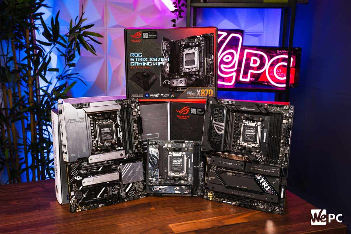 ASUS X870 & X870E motherboard range overview