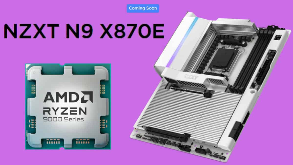 NZXT’s AM5-ready N9 X870E motherboards for Ryzen 9000 confirmed to launch next year