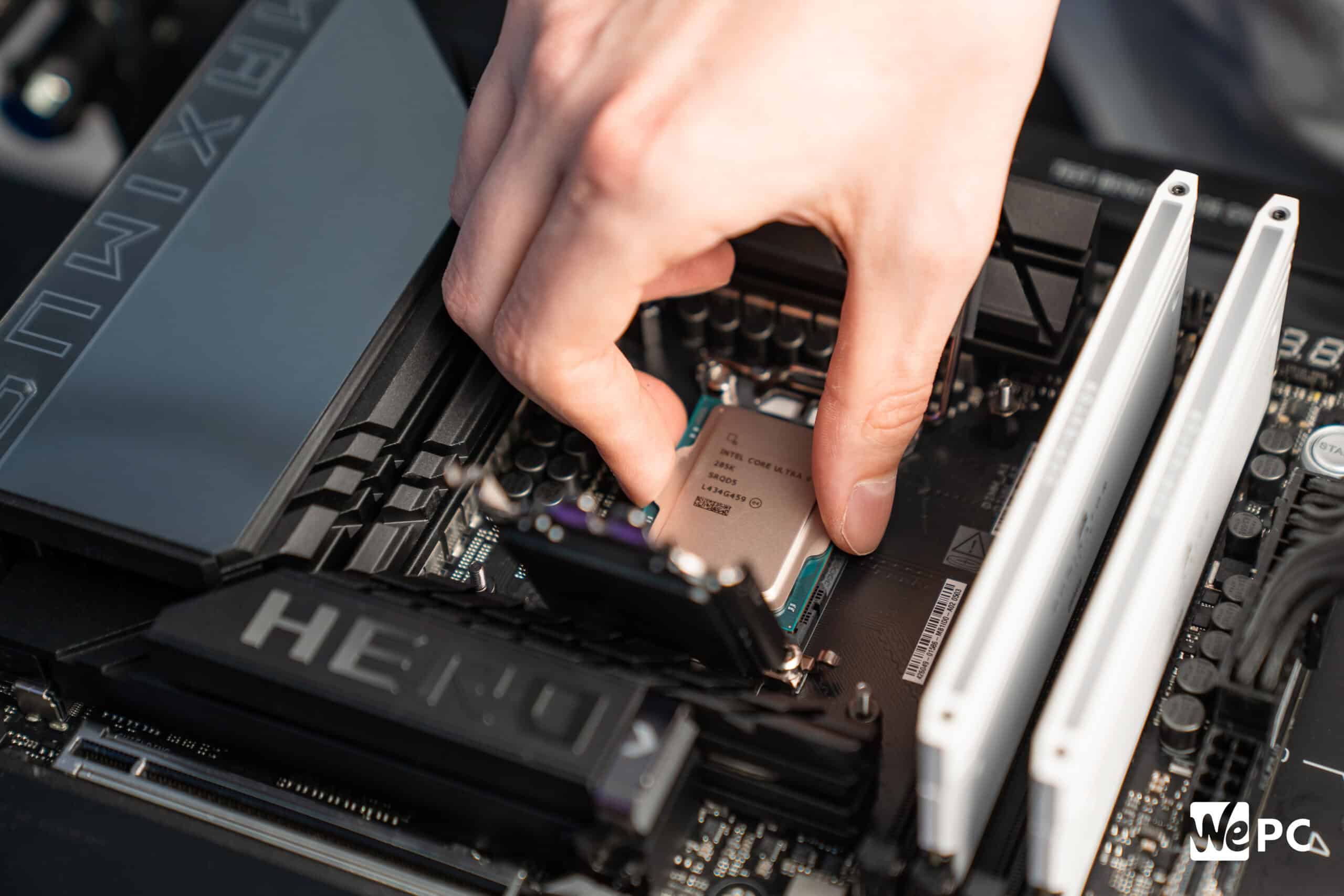 wepc Intel core ultra9 install